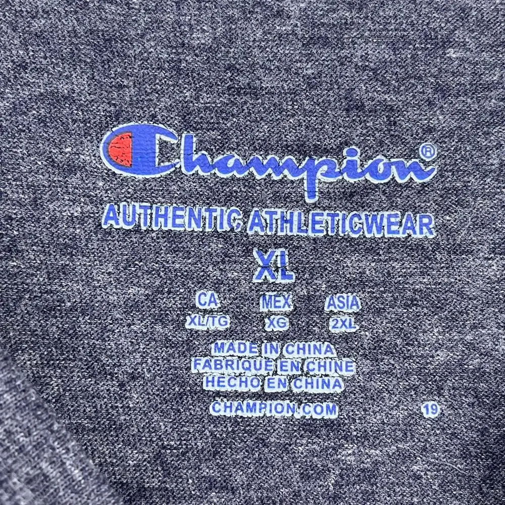 Champion Penn Nittany Lions Blue Heather T Shirt Mens Size XL Blue - Picture 4 of 5